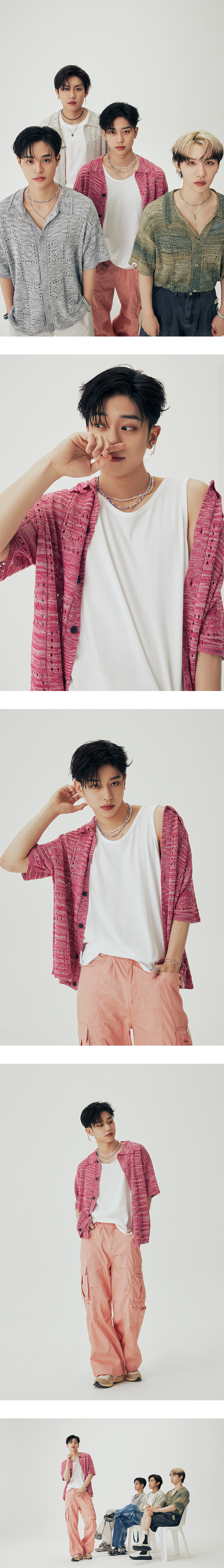 ktown4u.com : [AB6IX Gift + ABBI PIN BADGE] AB6 gradient see